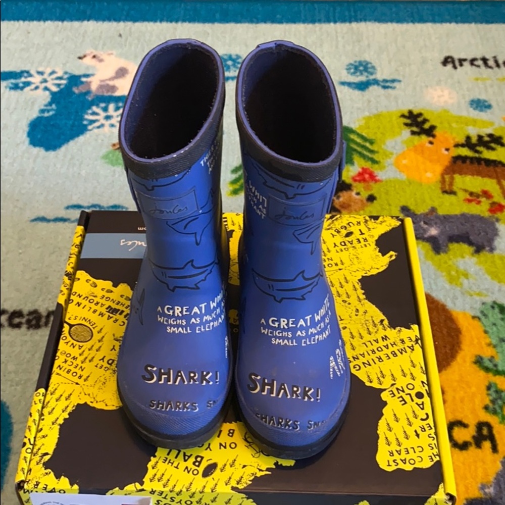 Joule’s Shark Wellys for Toddler